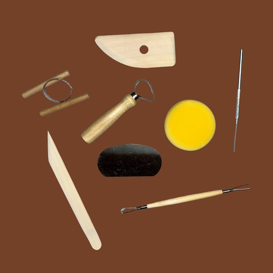 8 Piece Pottery Tool Kit